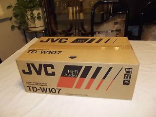   TD W107 Stereo Double Cassette Tape Deck Player / Recorder NEW In Box