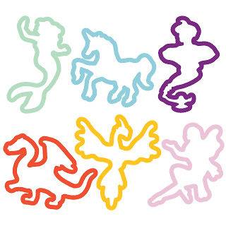 SILLY BANDZ Fantasy Pack rubber bands set 24 VERY RARE