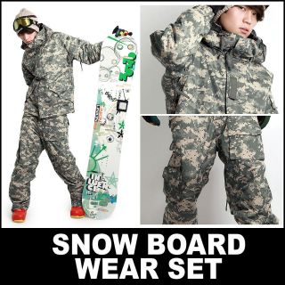 New Mens GoreTex Fabric Waterproof Warm Ski Snowboard Winter Jacket 