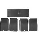 NEW 5 Speaker Surround Sound Home Theater.Wall Mount.Shielded Stereo 