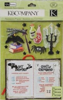 Company Halloween KP Spell Book Stitched Adornments Ingredients Crow 