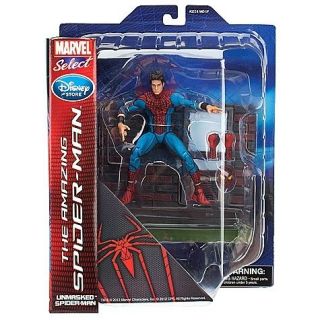Marvel Select UNMASKED SPIDER MAN THE AMAZING SPIDER MAN MOVIE DISNEY 