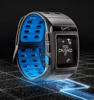 Nike+ TomTom Nike + SportWatch GPS Sports Watch GPS Receiver New Blue
