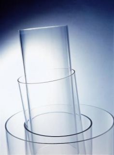 Acrylic Perspex 10mm x 2mm x 1M long Clear Tube. Acrylic Extruded 