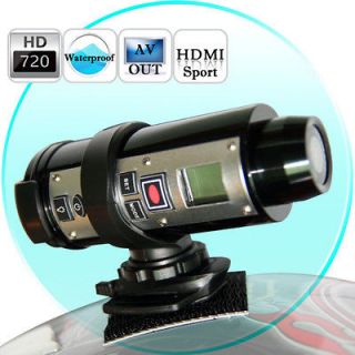 Sports Action Video Camera   Waterproof 720P HD with Remote Control