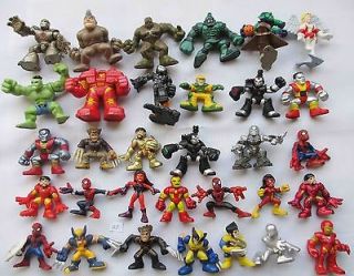   lot of 32 MARVEL SUPER HERO SQUAD IRON MAN SPIDERMAN X MAN FIGURE