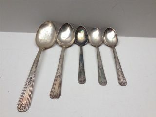  & Son 1932 Friendship Silver Flatware Spoons Serving, Soup, Table