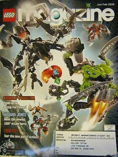 LEGO CLUB Magazine Jan Feb 2008 Bionicle Phantoka   Indiana Jones 