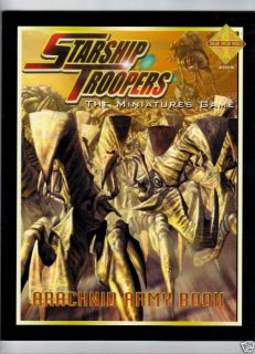 Starship Troopers Arachnid Army Book MGP9102 Science Fiction Miniature 
