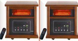 NEW Lifesmart S ZHPW 1800 1200 Sq Ft 2 Pack Wood Cabinet Infrared 