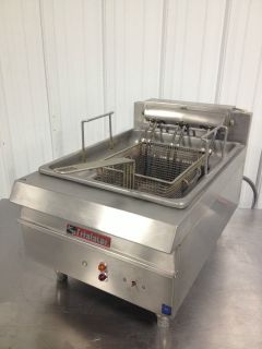 JCP Frialator FE 16 SS Countertop Fryer Pitco Stainless Steel