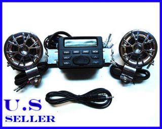 Motorcycle Audio Radio  Stereo Speaker Sound System