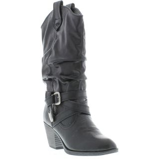 Rocket Dog Boots Genuine Side Step Womens Black Boot Sizes UK 4   8