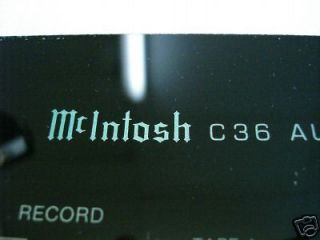 mcintosh preamplifier in Home Audio Stereos, Components