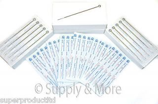100 Tattoo Needles 7m2 Double Stack Magnum shader Disposable sterile 