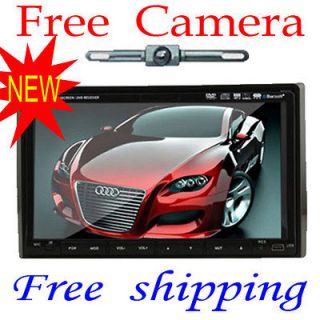 Ouku 2 Din 7Touch Screen Car Stereo DVD Player Radio Steer Wheel 