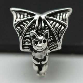 Cute Small Bat Sterling Silver European Charm Bead for Bracelet/Neckl 