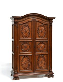 Hand Crafted Italian Style Style Old World Armoire / Wardrobe