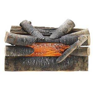 GHP Group Pleasant Hearth 20 Electric Crackling Natural Wood Log NEW 