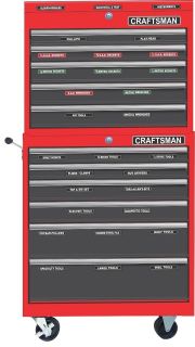   Box Labels fits all craftsman tool chest and tool storage cabinets