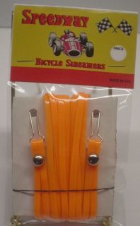 NEW Speedway Bicycle Streamers Orange for Schwinn and Others