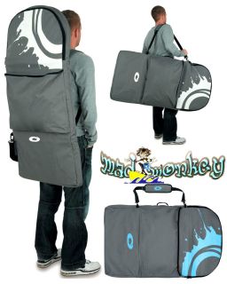    BODYBOARD BAG PADDED 5mm HOLDS 2 BODY BOARDS WITH POCKET beach surf