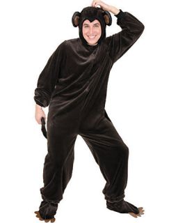 Monkey Plush Brown Jungle Safari Animal Dress Up Halloween Deluxe 