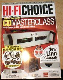 Hi Fi Choice   November 2008   Feat Audio Research, Linn Classik 