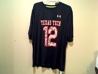 Under Armour HeatGear Texas Tech Wounded Warrior Project Loose Fit 