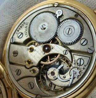   antique 18k Gold Chronometer Regulator Invar Grand Prix pocket watch