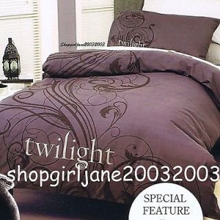 Twilight   Grey   Single/Twin Bed Quilt Doona Duvet Cover Set   free 