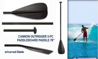 Cannon Outrigger 3pc SUP Paddleboard Surf Paddle 78