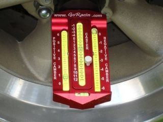 Billet Caster Camber Gauge with Alignment Shims,Shims fit All USA 