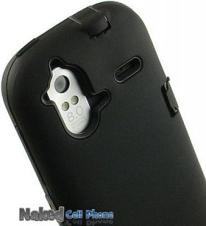   RUBBER SKIN + HARD CASE + SCREEN PROTECTOR FOR TMOBILE HTC AMAZE 4G