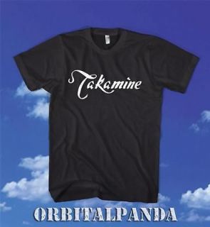 Takamine Acoustic Guitar T Shirt   Ltd EAN EF BLACK