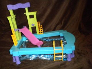 VTG Barbie Fountain Swimming Pool With Slide and Stairs Summer Fun 