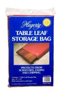 NEW Hagerty 19920 35 By 59 inch Table Leaf Storage Bag Burgundy
