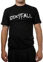 SICK OF IT ALL   Blood Sweat And No Tears Tour   T SHIRT S M L XL 2XL 