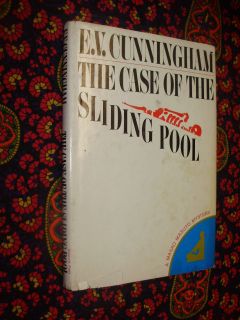 THE CASE OF THE SLIDING POOL by E.V. CUNNINGHAM 1981 HC GOOD