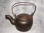 Antique Cast Iron Tea Kettle   Marked number 3