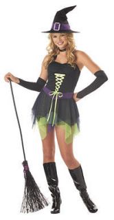 Sassy Witch Teen Girls Witch Halloween Costume