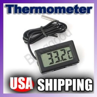   Digital Thermometer Temperature Gauge Fish Tank Water Marine New US