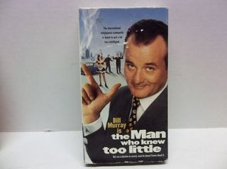 The Man Who Knew Too Little VHS Comedy spoof Movie video VCR tape 
