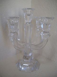 Towle Five Candlestem/Fou​r Arm Crystal Candelabra Made in Austria 