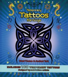Temporary Tattoos for Guys Includes 100 Temporary Tattoos by Andrew 