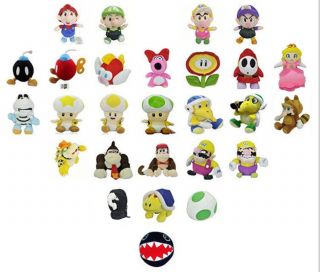 Wholesale New Mario Bros. Soft Stuffed Animal Plush toy collection