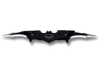 Spring Assisted Batman Knife Dual Blade Batarang Design Folding Blade 