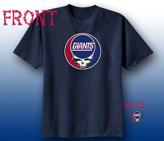   Face NY Giants type T shirt Dead Lot Phish Panic Throwback GD Furthur