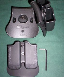   SWIVEL POUCH H&K HK P30 RUGER SR9 9mm only TAURUS 24/7 .40 only