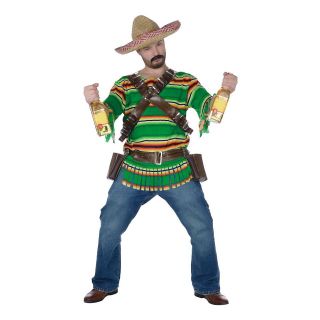 Tequila Pop N Dude Adult Mexican Bandito Cinco de Mayo Costume Std 
